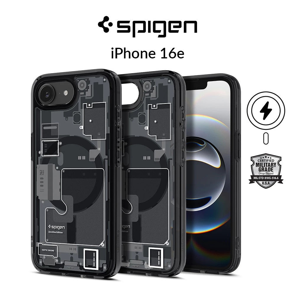 Spigen iPhone 16e Case (2025) 6.1" Ultra Hybrid Zero One MagFit Magnetic Phone Case Sarung iPhone Cover iPhone