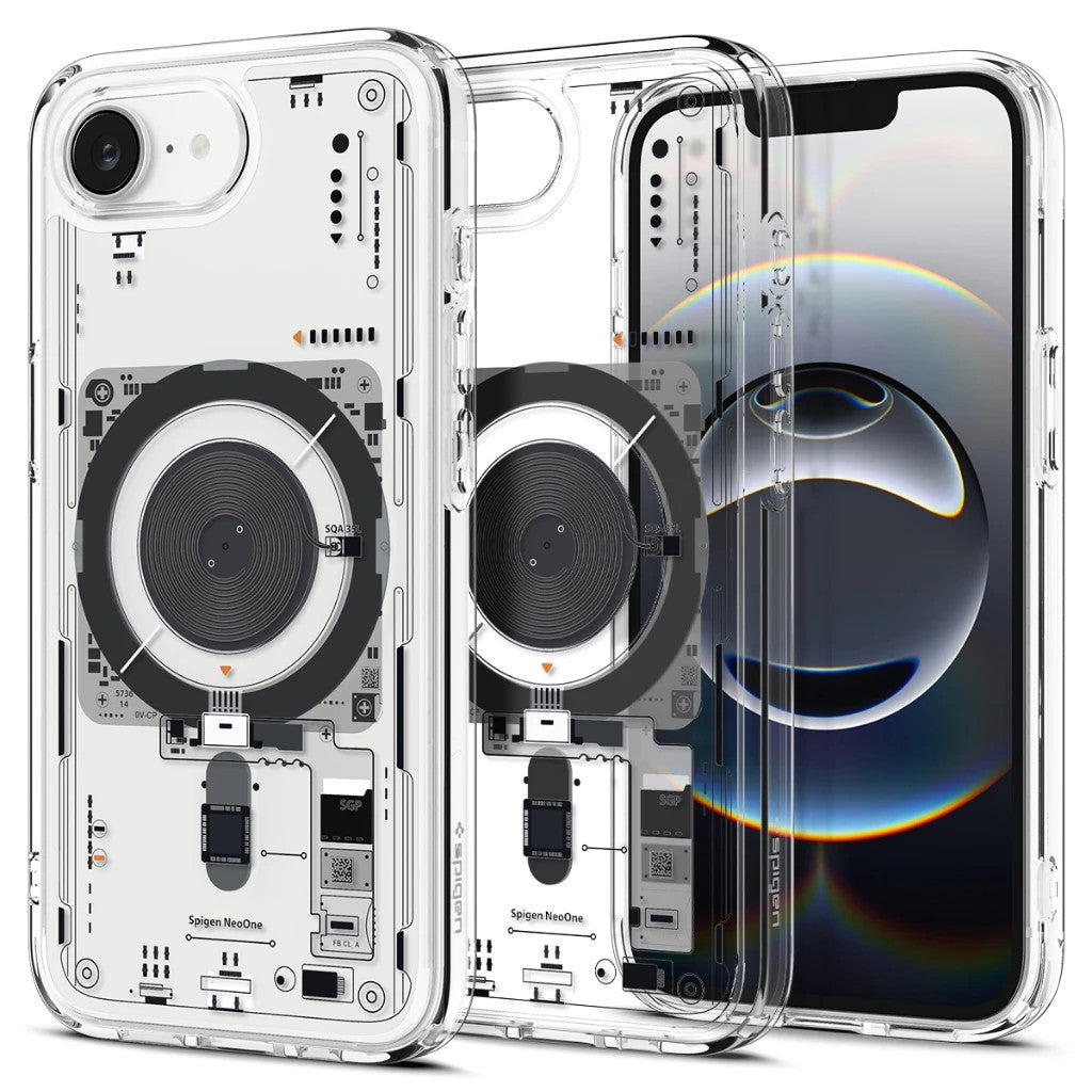 Sarung Spigen iPhone 16e (2025) 6.1" Ultra Hibrid Neo Satu MagFit Sarung Telefon Magnetik Sarung iPhone Sarung iPhone