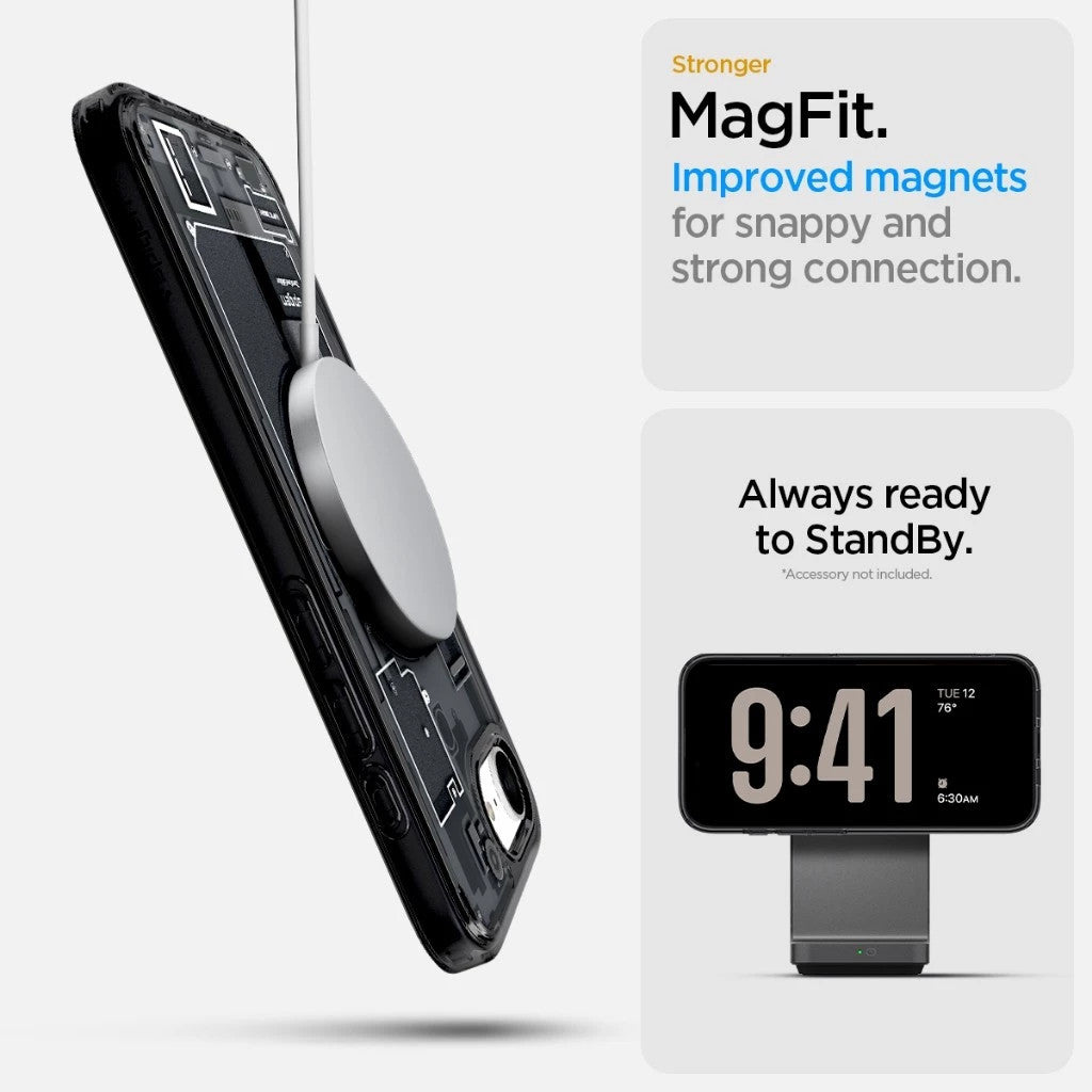 Spigen iPhone 16e Case (2025) 6.1" Ultra Hybrid Zero One MagFit Magnetic Phone Case Sarung iPhone Cover iPhone