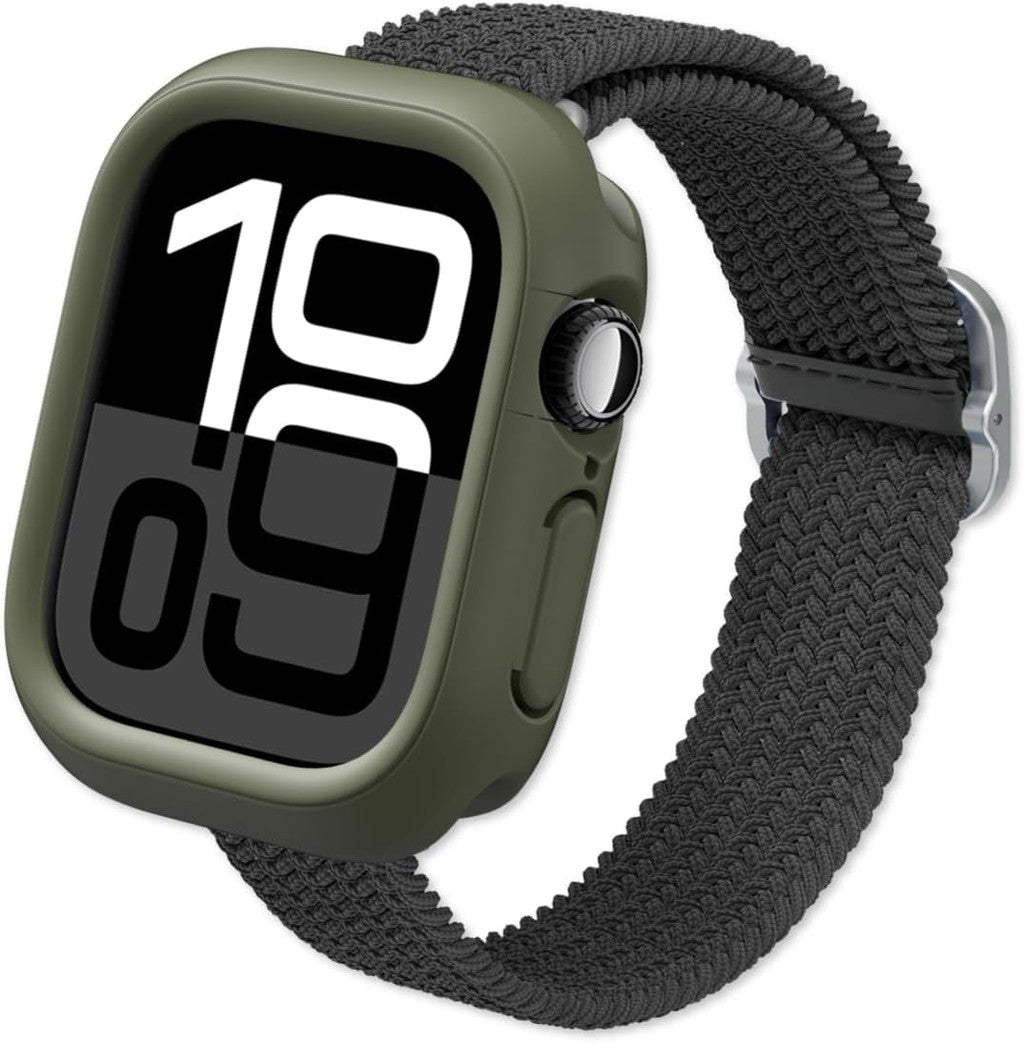 RHINOSHIELD CrashGuard Bumper Case Compatible with Apple Watch Series 10 46mm / 42mm Slim Protective Cover