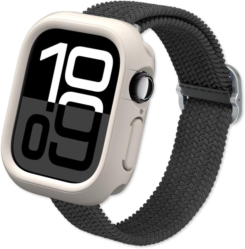 RHINOSHIELD CrashGuard Bumper Case Compatible with Apple Watch Series 10 46mm / 42mm Slim Protective Cover