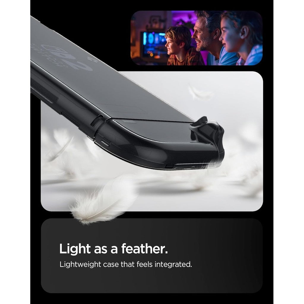 Spigen Air Fit Direka untuk Sarung Nintendo Switch 2 (2025) Reka Bentuk Slim Sarung Pengawal Boleh Dock Jelas Jelas Jelas