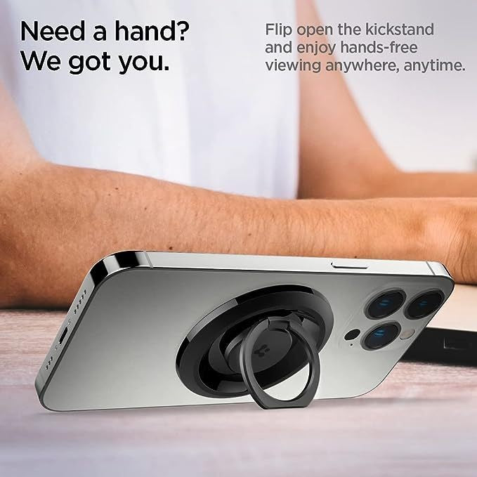 Spigen O-M.Ring (M.Fit) Magnetic Phone Holder Grip - Black