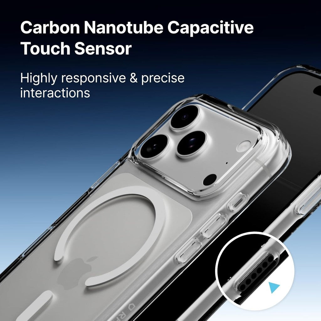 RhinoShield Clear Case Magnetic for iPhone 17 / Pro / Pro Max / Air - Anti-Yellowing, Shockproof Drop Protection