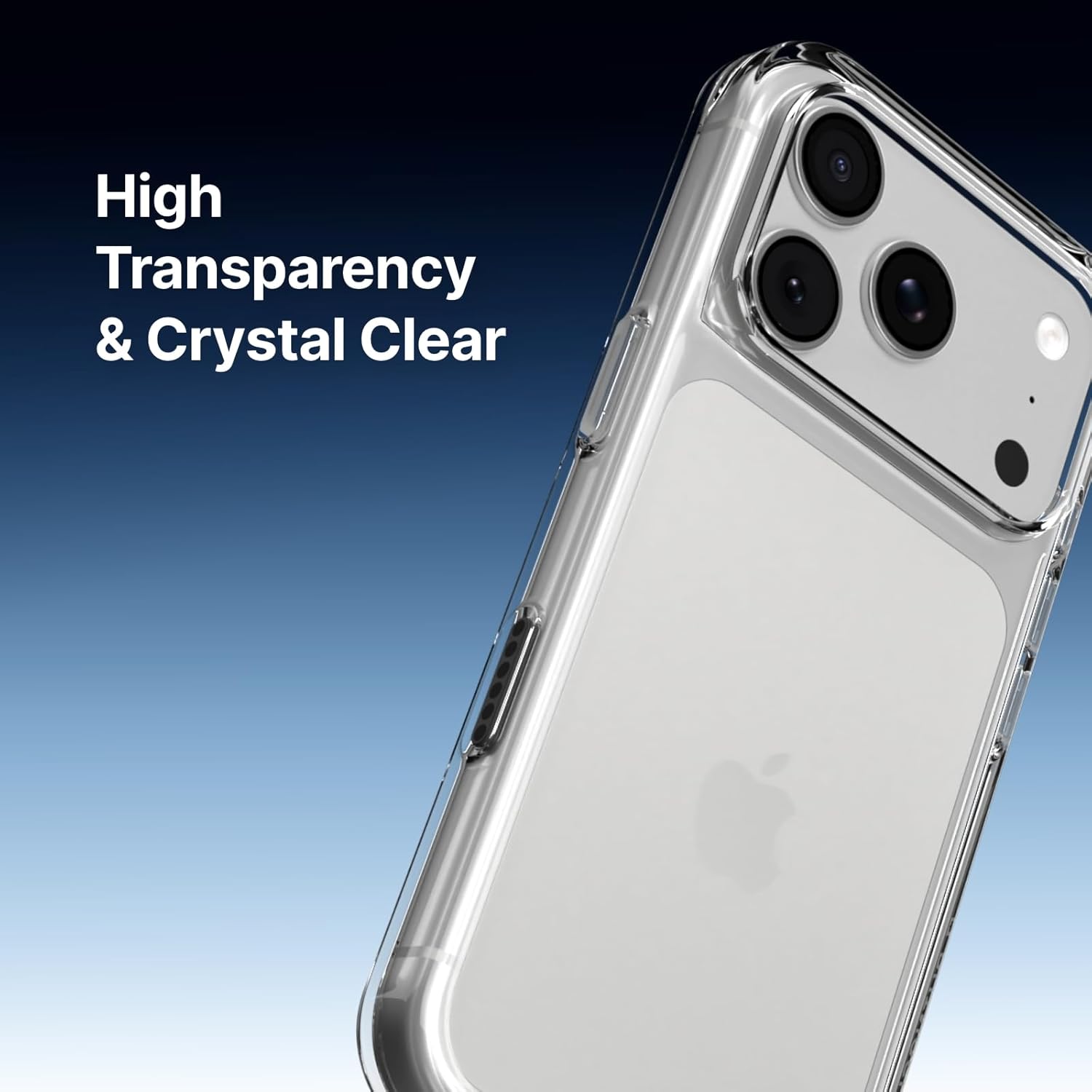 RhinoShield Clear Case for iPhone 17 / Air / Pro / Pro Max - Anti-Yellowing Shockproof, Military Grade Drop Protection