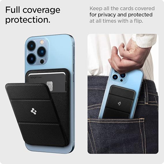 Spigen Smart Fold (Mag Fit) Wallet Stand 2 Card Holder Compatible with iPhone 17/16/15/14/13/12 Pixel 10 Pro/Pro XL/Fold