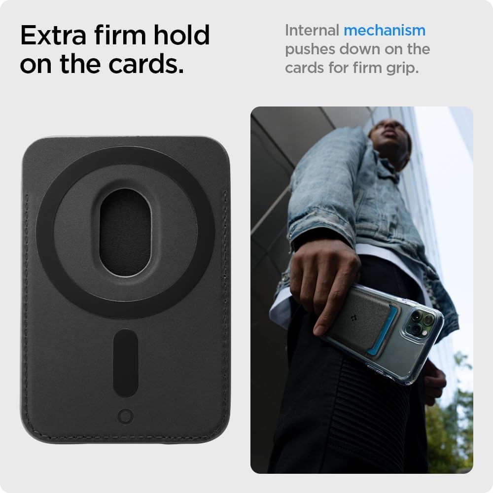 Spigen Valentinus (Mag Fit) Wallet 2 Card Holder Compatible with iPhone 17/16/15/14/13/12 Models, Pixel 10 Series
