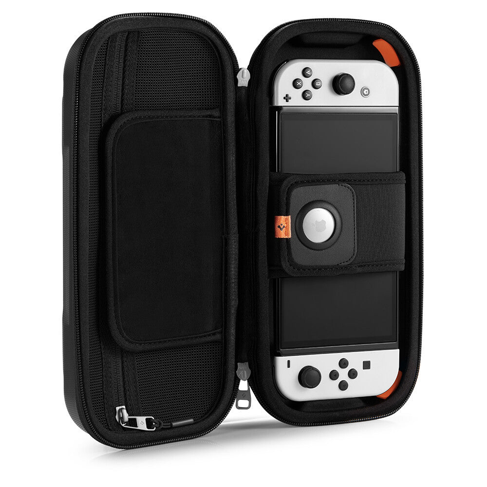 SPIGEN Rugged Armor Pro Pouch for Nintendo Switch / Switch OLED Protection Pads with Soft Cover Velcro Strap