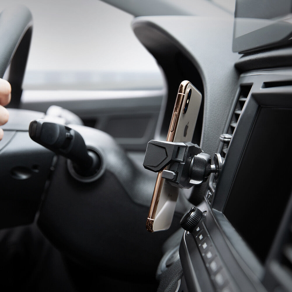 SPIGEN Car Mount TMS 12 Click.R One-touch Technology, AirVent Phone Holder with 360° rotation head Car Phone Holder