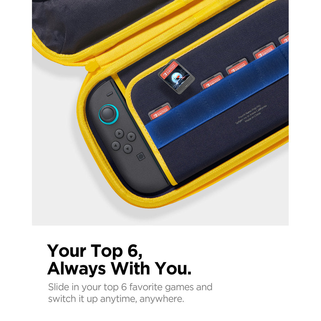 SPIGEN Nano Pop Pro Pouch Case Nintendo Switch 2 Protective Gaming Pouch with Vibrant Contrast Design Cross-Body Strap