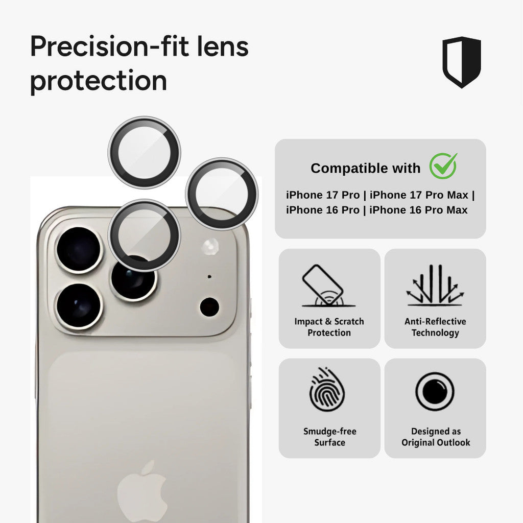 ZAGG Premium Lens Protector for iPhone 17 Series