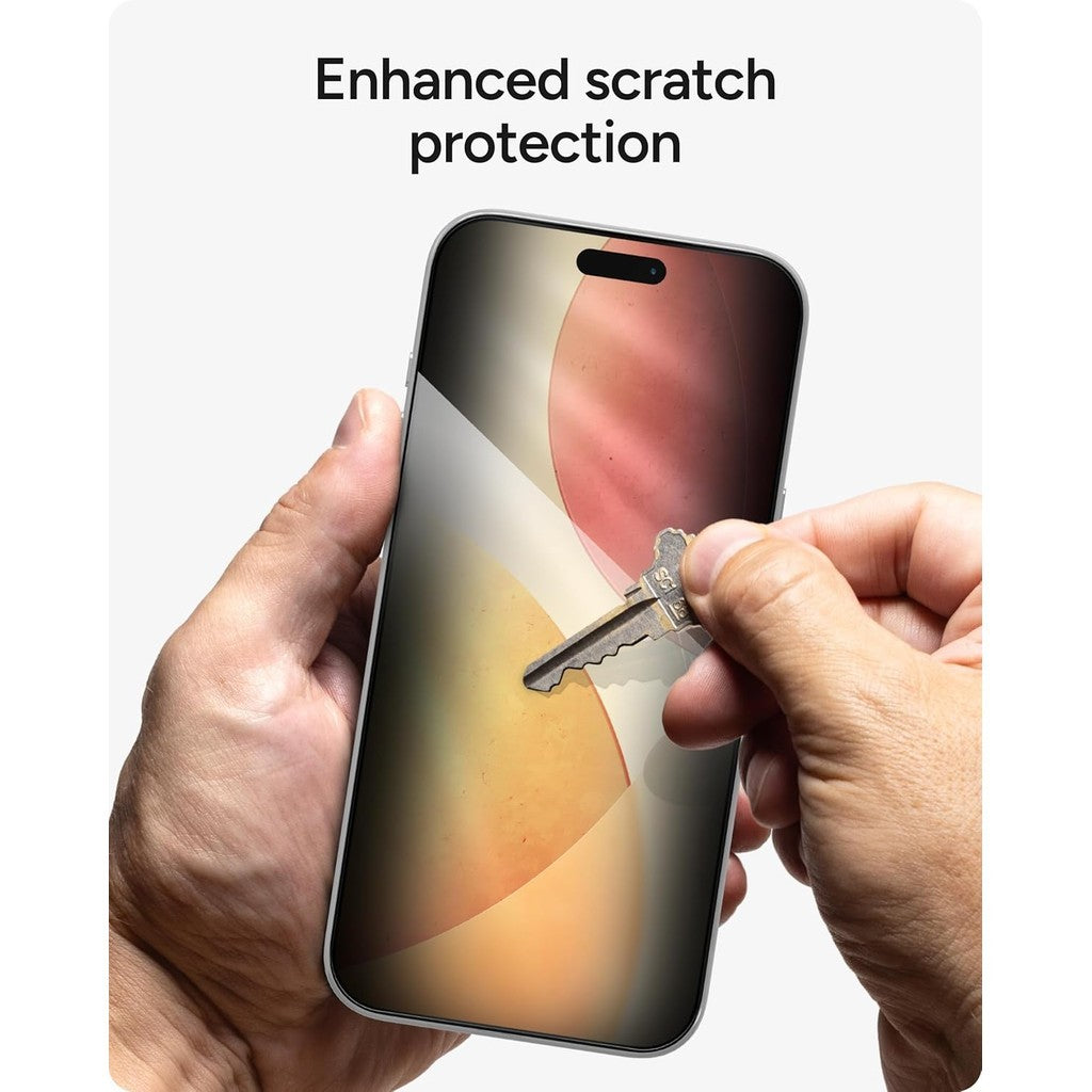 ZAGG Glass Plus Elite Edge Privacy 2 Way Full-Screen Protector Coverage for iPhone 17 Series