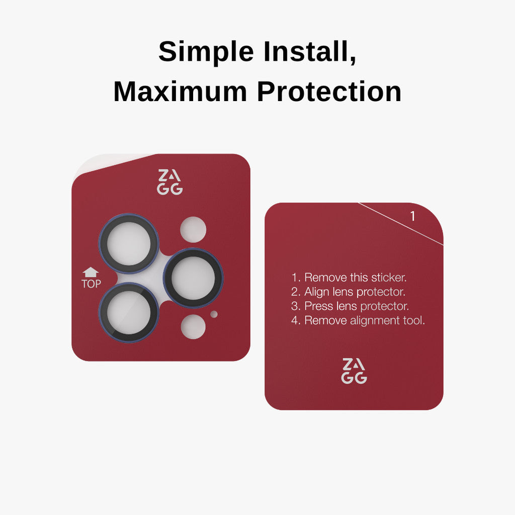 ZAGG Premium Lens Protector for iPhone 17 Series