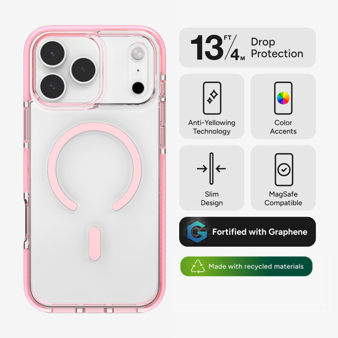 ZAGG Santa Cruz Snap MagSafe Case with Kickstand for iPhone 17 Pro Max