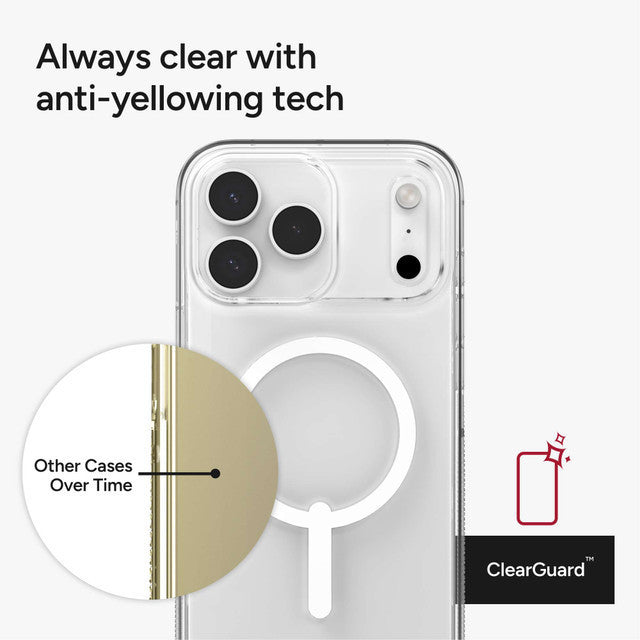 ZAGG Crystal Palace Lite Snap MagSafe Case for iPhone 17 Series - Clear