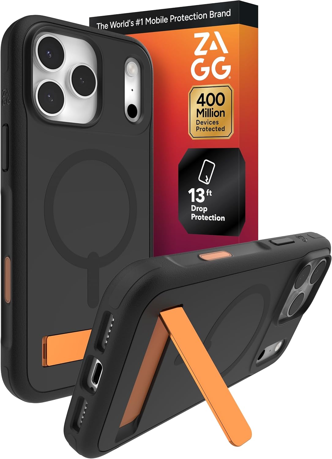 ZAGG Sedona Snap with Kickstand + Camera Control Button MagSafe Case for iPhone 17 Pro Max