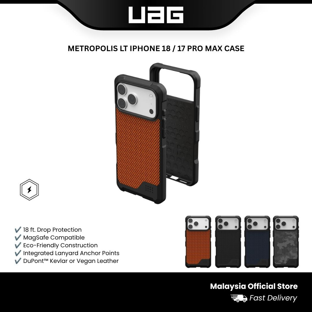 UAG Metropolis LT MagSafe Case for iPhone 18 Pro Max