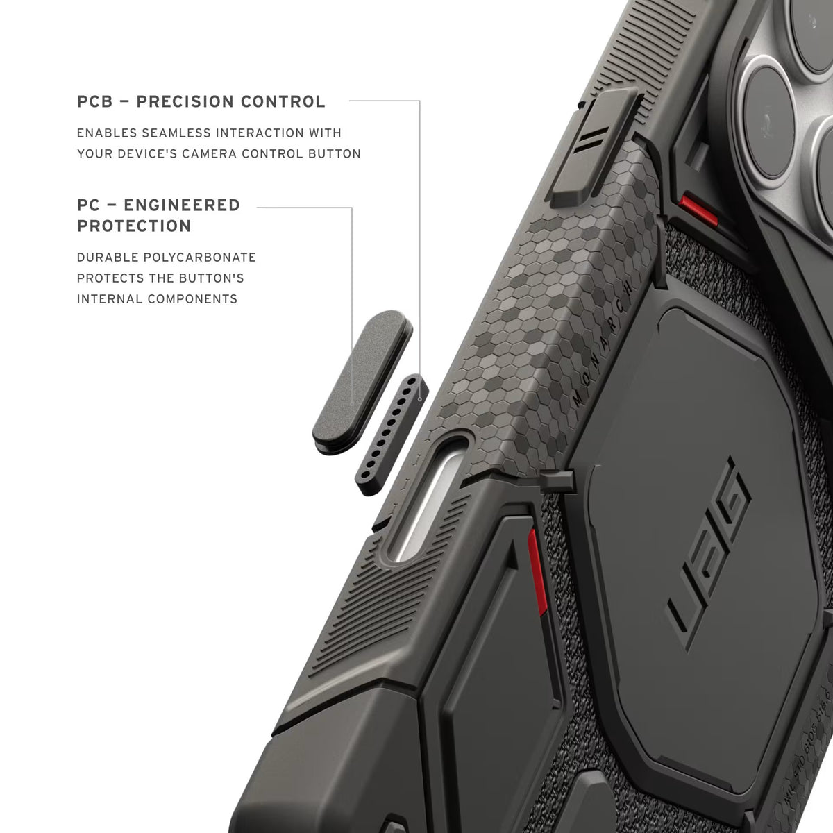 UAG Monarch Pro Kevlar MagSafe Case with Camera Control Button for iPhone 18 Pro / 18 Pro Max
