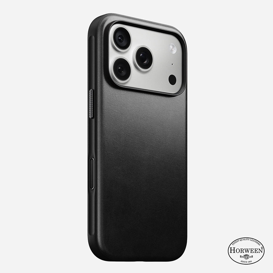 NOMAD Modern Leather Case Phone Case compatible for iPhone 18 Pro / iPhone 18 Pro Max (Horween Leather & Magnetic)