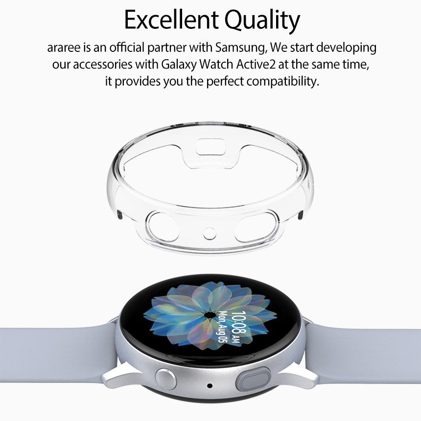 Araree Nukin Samsung Galaxy Watch Active 2 Cover Case Clear