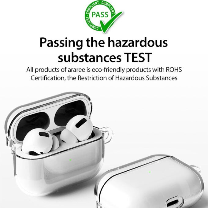 Araree NUKIN Airpods Pro Transparent Shockproof Hard Polycarbonate Case