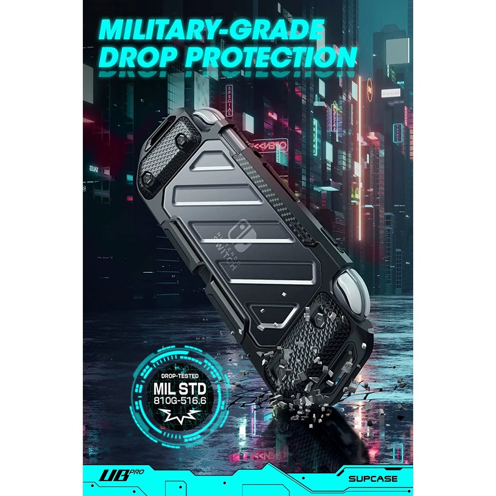 SUPCASE Unicorn Beetle Forma Series Case for Nintendo Switch Lite 2019 FrostBlack Rugged Slim 4 Game Card Storage Slots