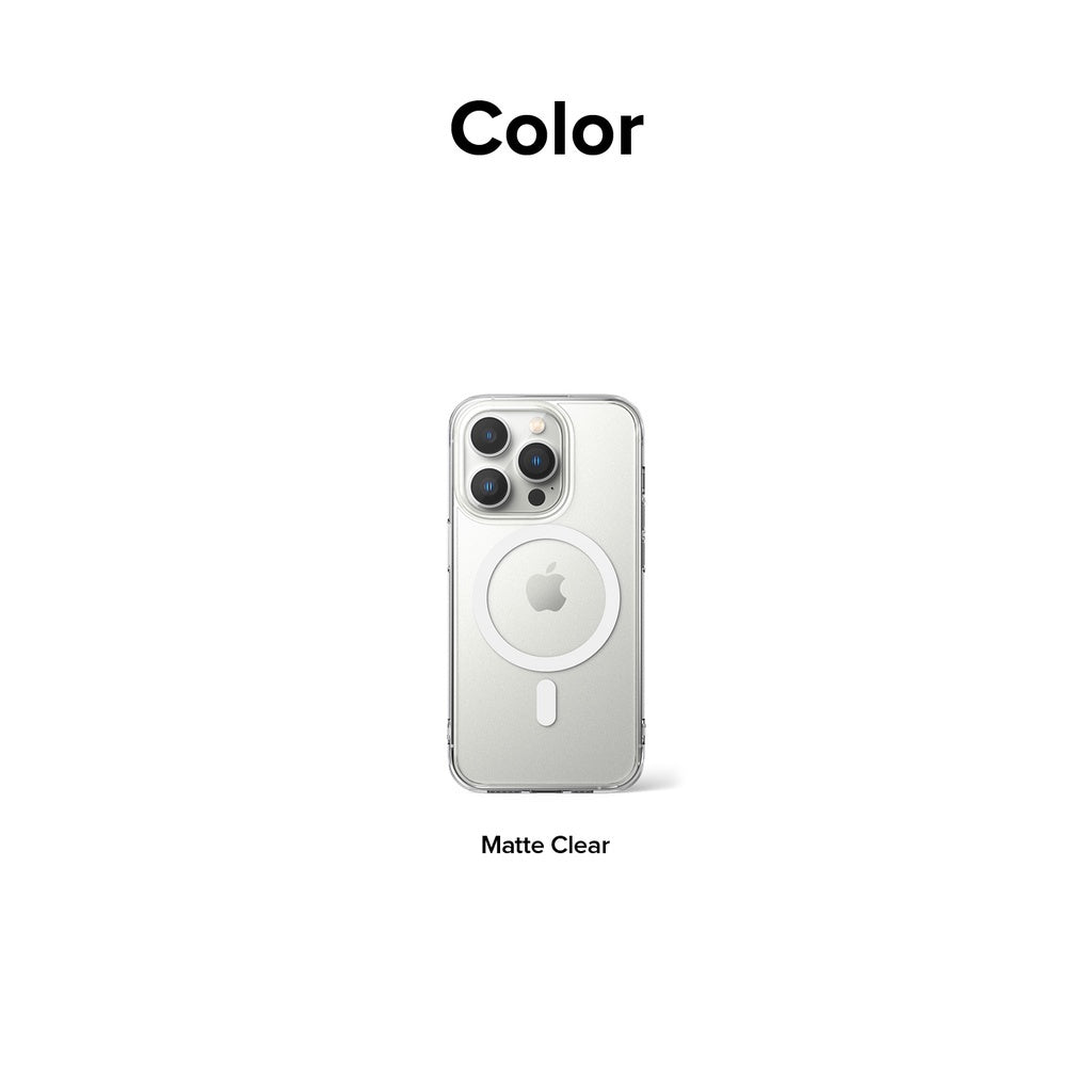 Sarung Magnetik Ringke Fusion Serasi untuk Sarung iPhone 14 / Plus / Pro / Pro Max | Fusion Magnetic Matte Magsafe