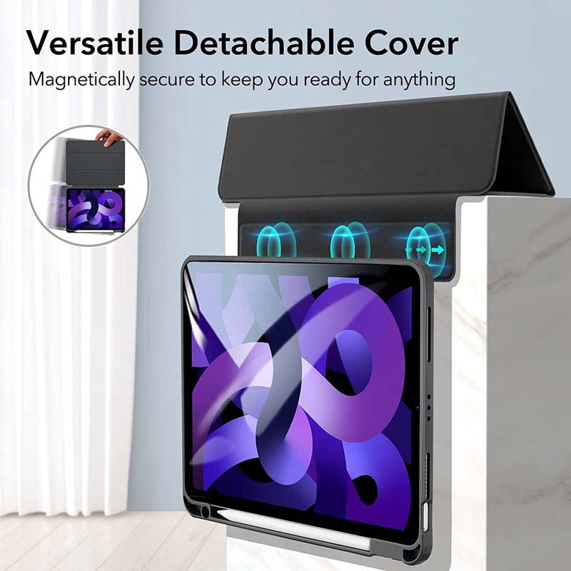 Sarung ESR Rebound Hybrid Pro Serasi dengan iPad Air 5 / 4, iPad Pro 11 (2021) Pemegang Pensel Apple Pencil 2