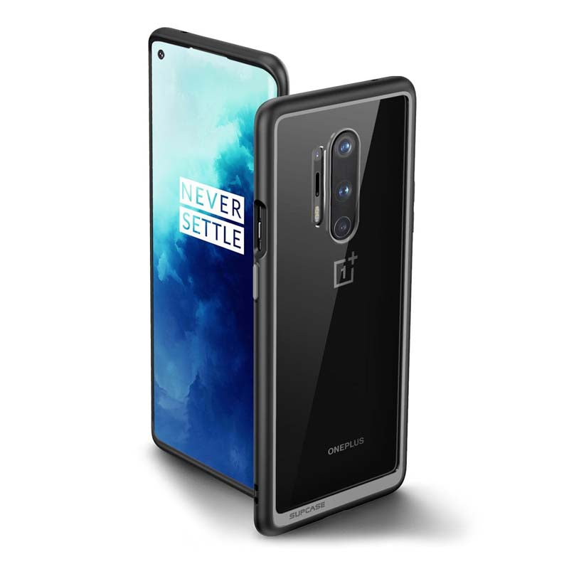 SUPCASE OnePlus 8 / 8 Pro / 8T Unicorn Beetle Style Clear Bumper Case - Black