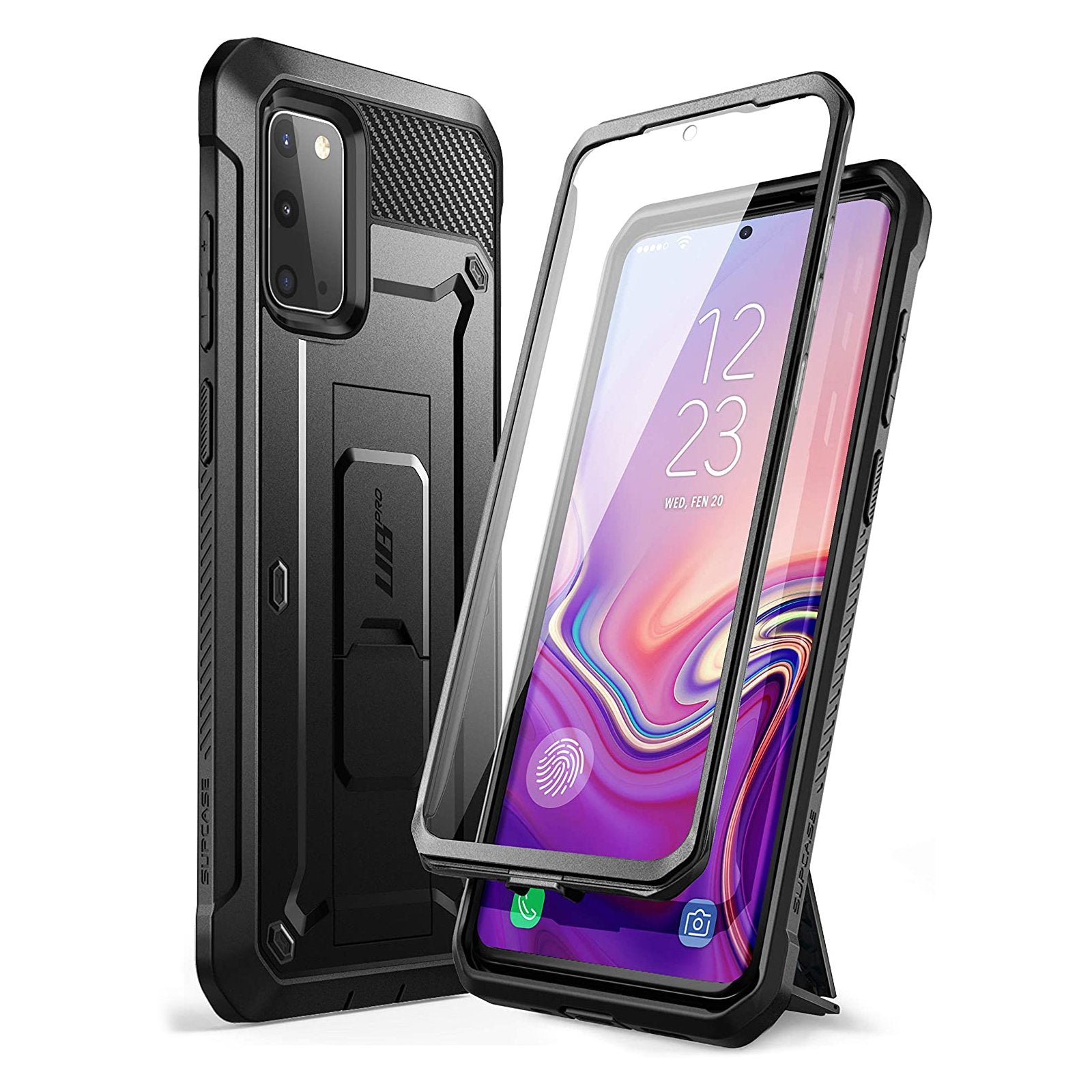 SUPCASE Galaxy S20 FE Unicorn Beetle Pro Rugged Case - Black