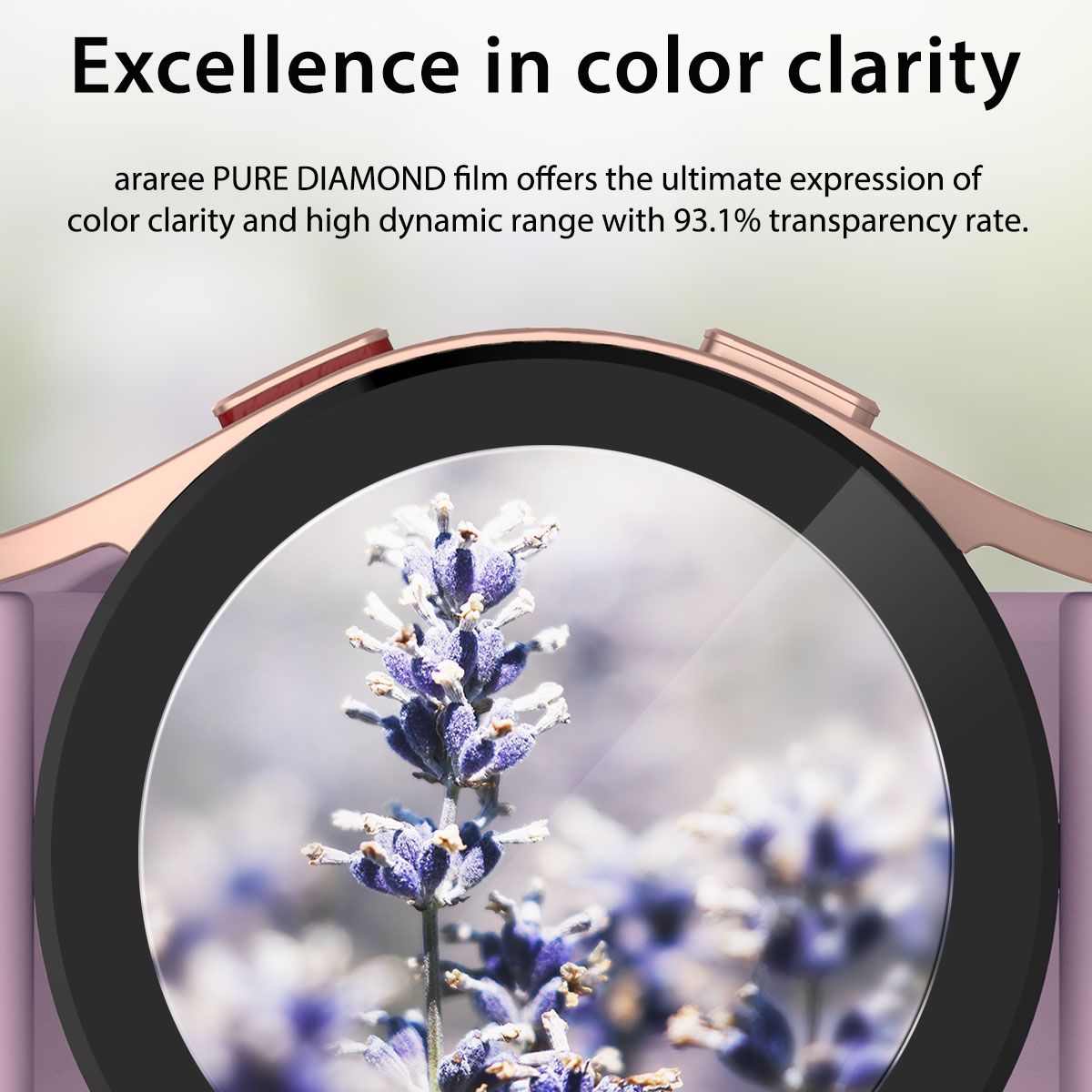 Araree Sub-Teras Samsung Galaxy Watch 4 Pelindung Skrin Kaca