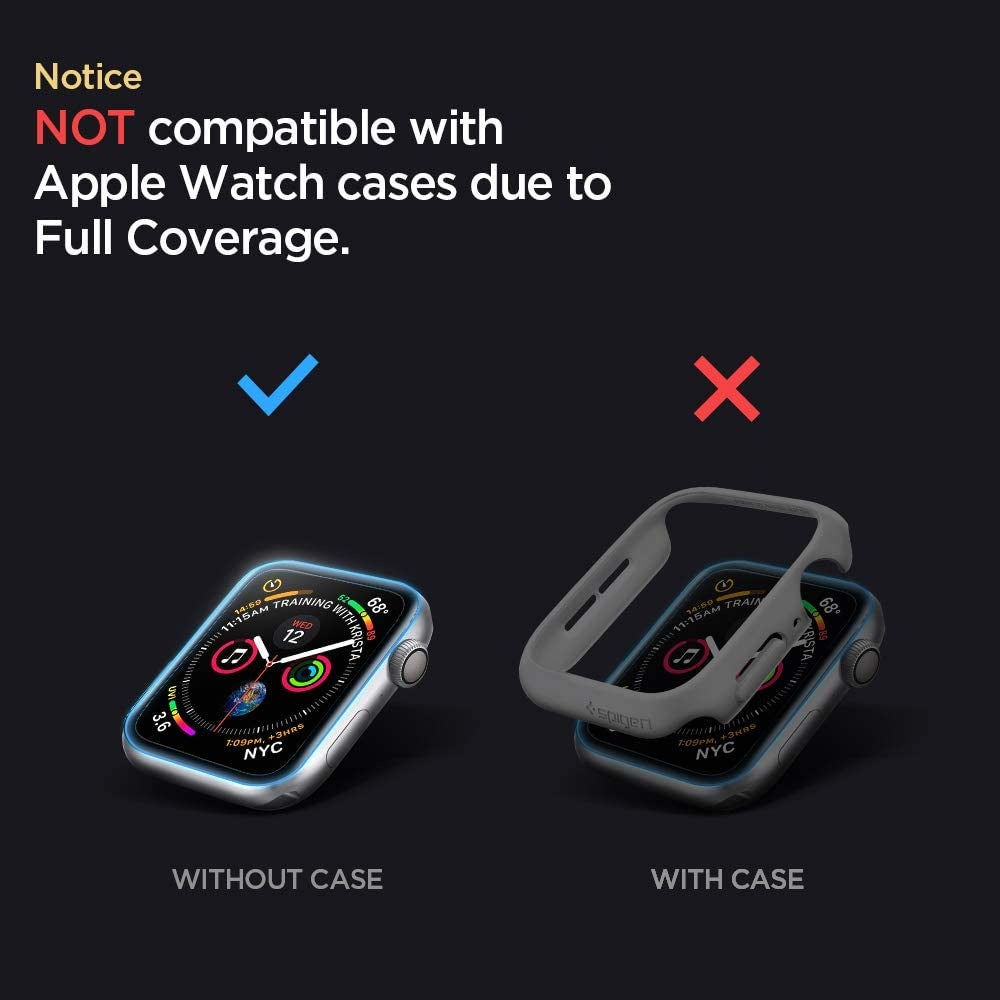 Pelindung Skrin Spigen ProFlex EZ FIT Direka untuk Apple Watch 8 / 7 ( 45mm&41mm )- 2 Pek