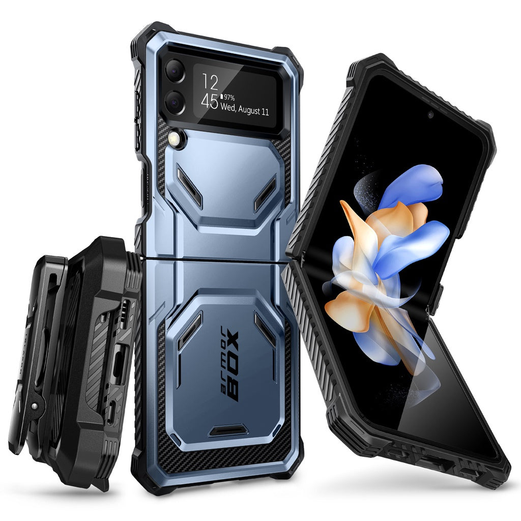 i-Blason Armorbox Series Case for Samsung Galaxy Z Flip 4 5G (2022) Full-Body Rugged Holster Case with Shock Reduction