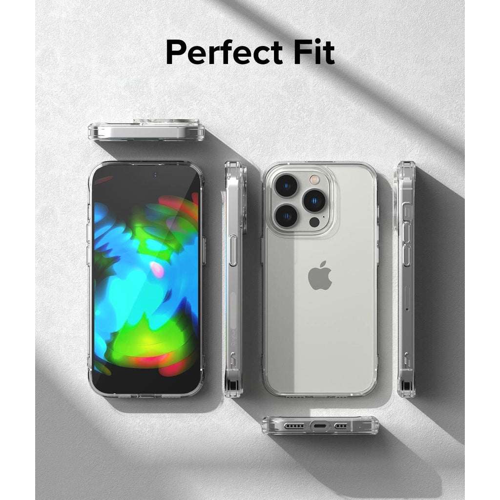 Ringke Fusion Case Compatible with iPhone 14 / Plus / Pro / Pro Max Case, Transparent Elegant Look Minimal Bulk