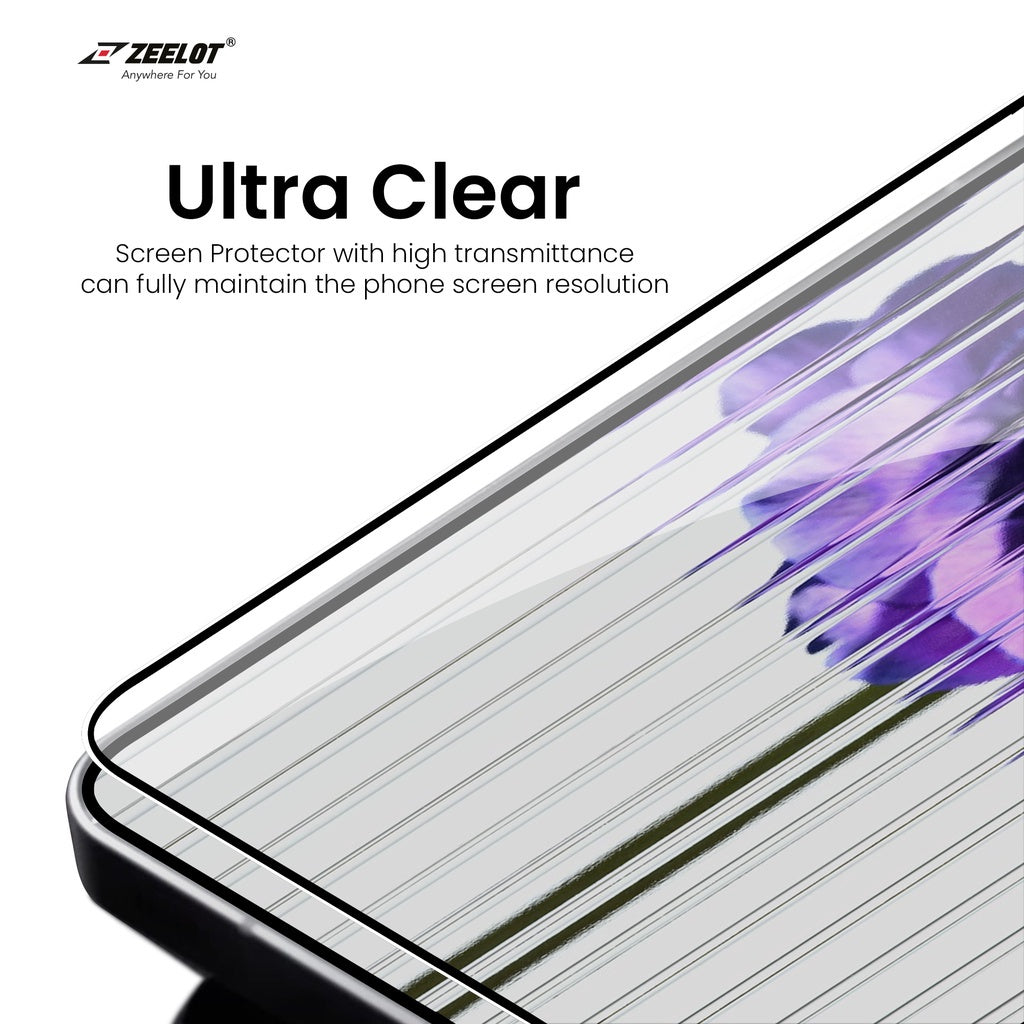 ZEELOT PureGlass 2.5D Tempered Glass Screen Protector for Nothing Phone 1, Clear