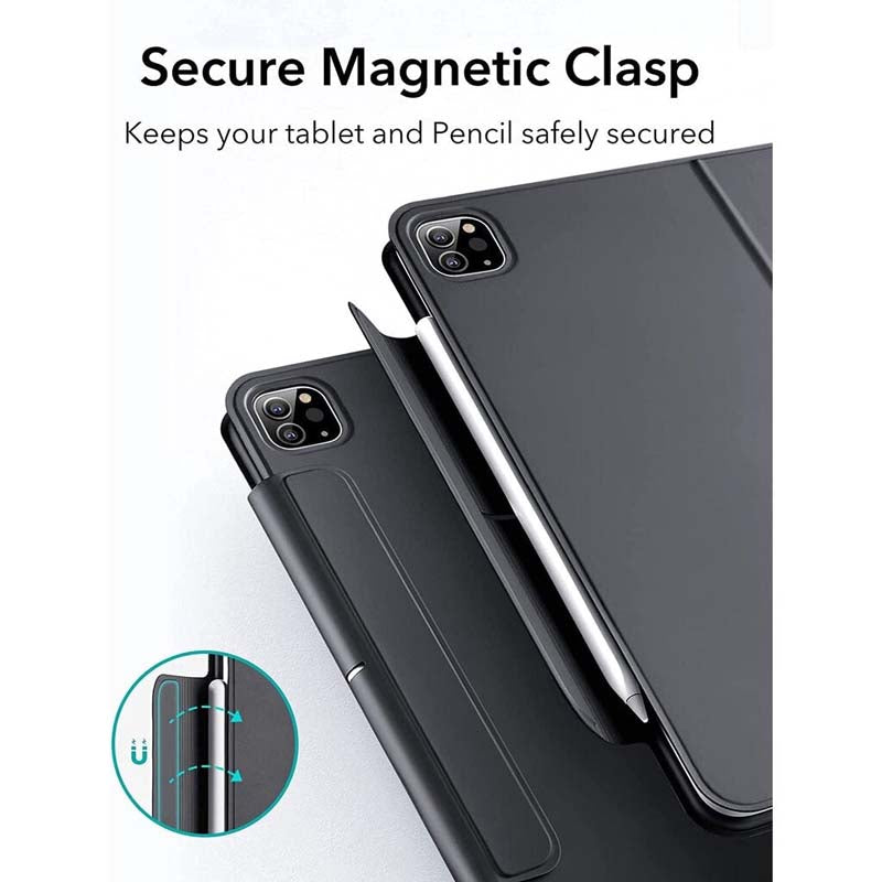 ESR Rebound Magnetic Keyboard Case, iPad Case with Keyboard Compatible with iPad Pro 11 / 12.9, iPad Air 5 / 4 Case Cover