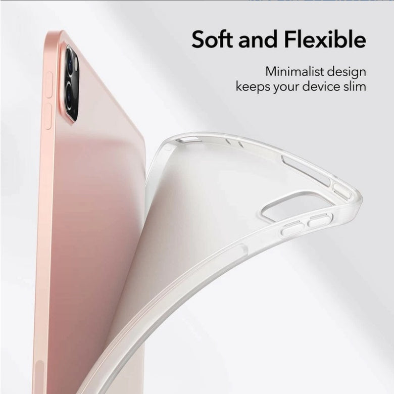 ESR Case For iPad Pro 11 2021 Project Zero Clear Slim Case Rebound Soft Shell Translucent TPU