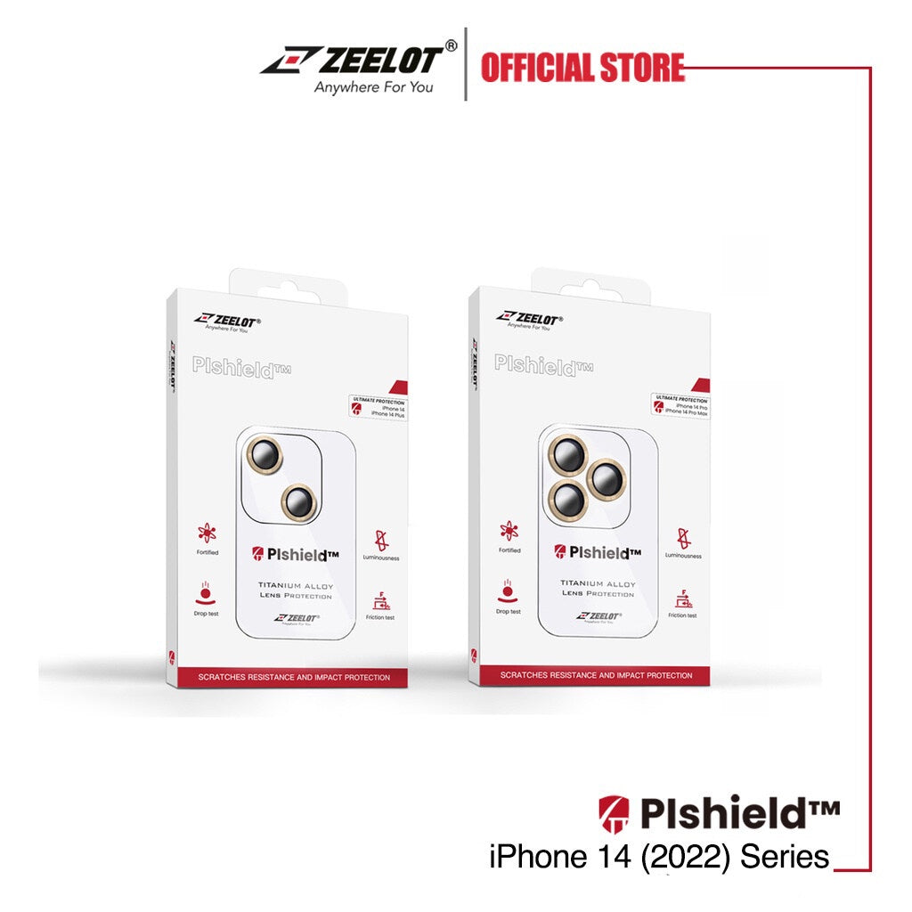 ZEELOT Plshield Titanium Alloy Lens Protector for iPhone 14 / Plus / Pro / Pro Max Series