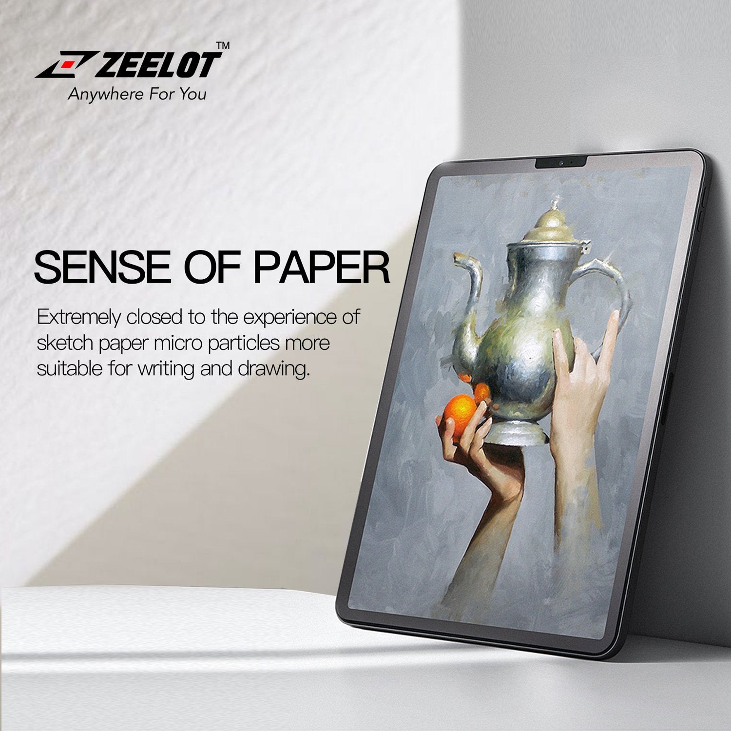 ZEELOT PureGlass iPad 10.2" (2020/2019) 2.5D Pelindung Skrin Kaca Terbaja Jelas