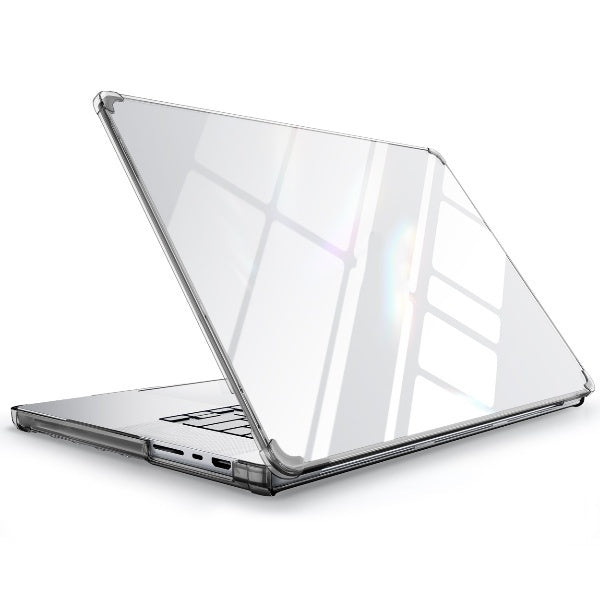 SUPCASE Unicorn Beetle Clear Slim Case (Hitam)Pelindung Tahan Calar MacBook Pro 14 /16 M1 Pro / M1 Max