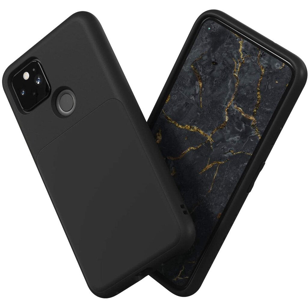 Asli RhinoShield SolidSuit Google Pixel 5a Penyerap Kejutan Rekaan Slim Sarung Pelindung 3.5M / 11kaki Perlindungan Jatuh