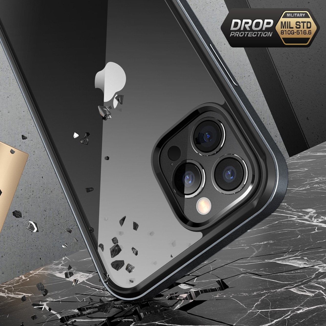 SUPCASE iPhone 13 / Pro / Pro Max Unicorn Beetle Edge Pro dengan Sarung Jelas Pelindung Skrin