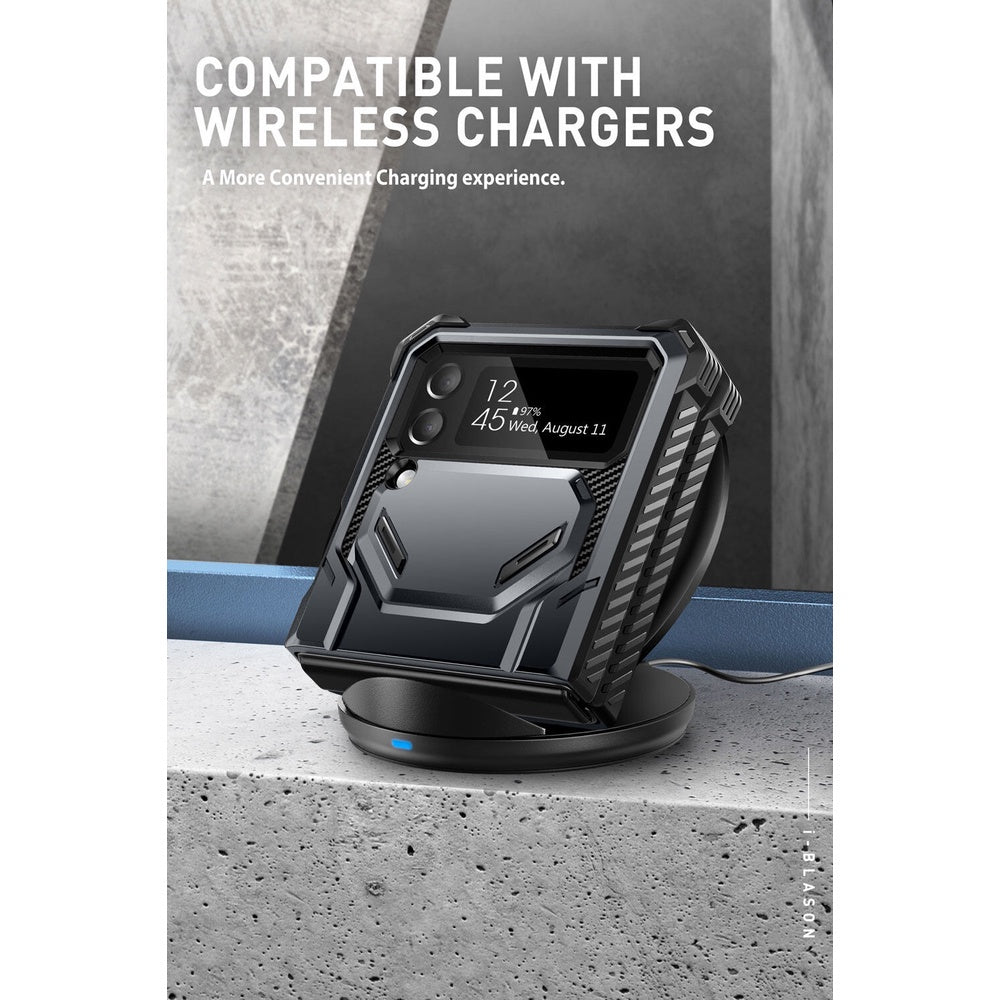 i-Blason Armorbox Series Case for Samsung Galaxy Z Flip 4 5G (2022) Full-Body Rugged Holster Case with Shock Reduction