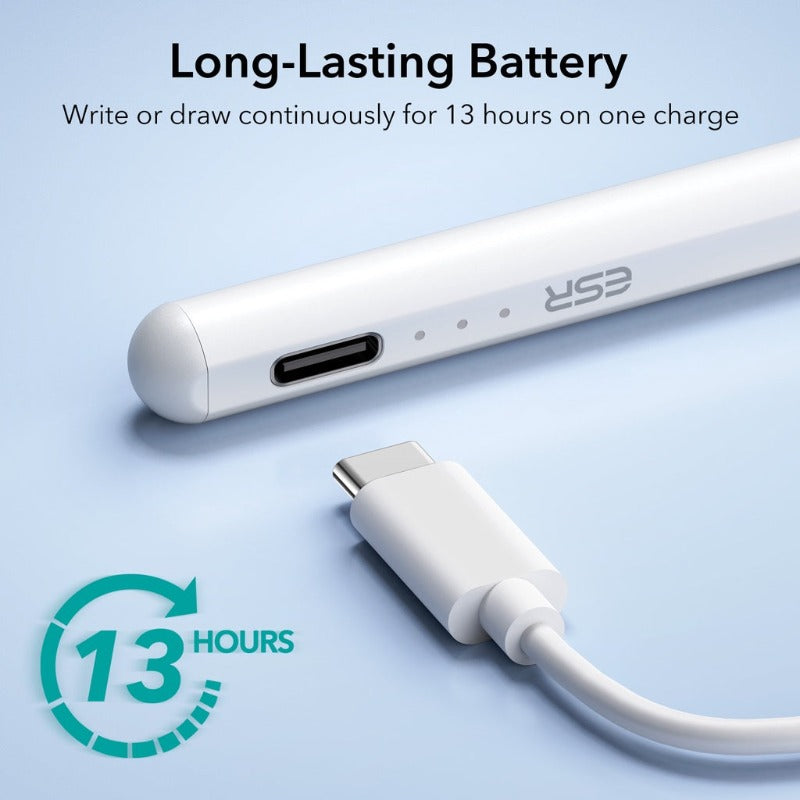 ESR untuk iPad Pensil Stylus Pen Magnetic Stylus Apple Pensil untuk iPad Air 4/5/iPad 8/9th/iPad Pro 2020/2021