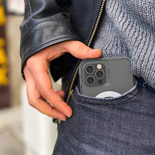 Gear4 Crystal Palace Snap MagSafe iPhone 12 / Pro / Pro Max Perlindungan Impak dengan Sarung Jelas MagSafe Crystal