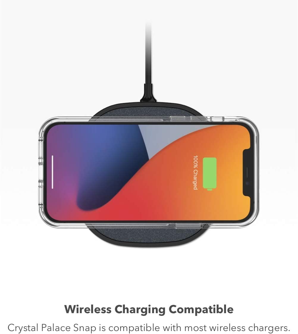 ZAGG Gear4 iPhone 13 Pro Max Crystal Palace / Santa Cruz Snap Case dengan MagSafe Crystal Clear Impact Protection