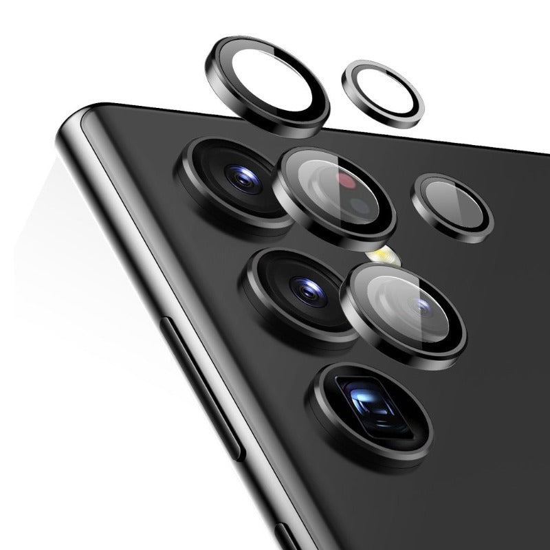 ESR Galaxy S22 Ultra Tempered-Glass Ring Circle Camera Lens Protectors Protective Cap (5 Pcs)