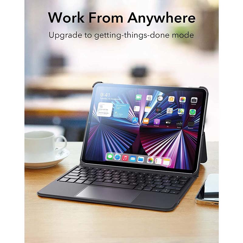 Sarung Papan Kekunci ESR Ascend Serasi dengan iPad Air 5 & 4 / Sarung Sarung iPad Pro 11 , Sarung Boleh Tanggal Magnet
