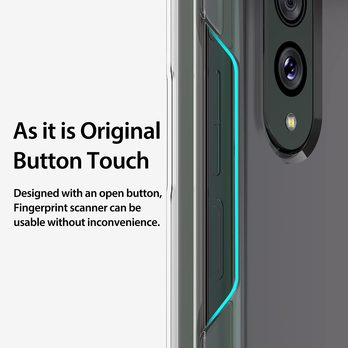 Araree NUKIN Sarung Nipis Samsung Galaxy Z Fold 3 5G(2021) PC Keras kukuh Kalis calar Sarung Pelindung Penuh Ringan - Jelas