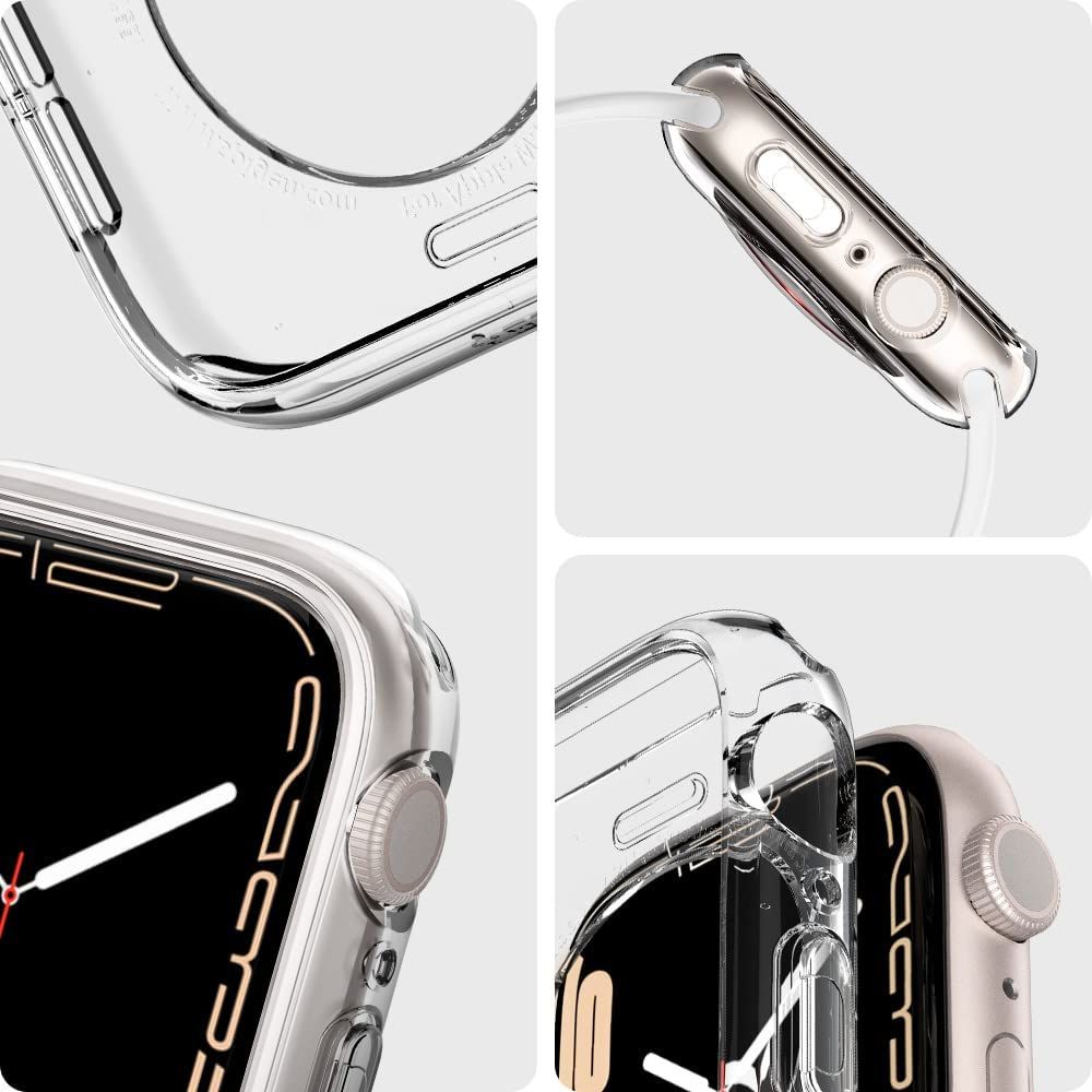 Spigen Apple Watch Siri 7 / SE / 6 / 5 / 4 Sarung Kristal Cecair (45mm/44mm&41mm/40mm)
